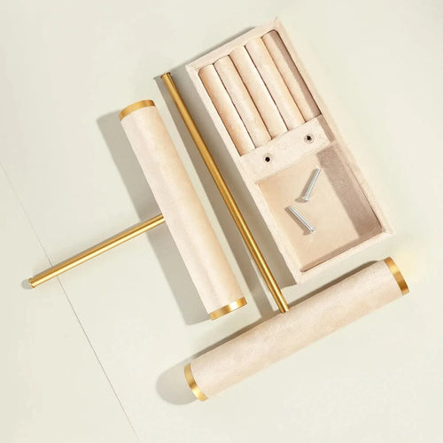 DISPLAYLIVA – Elegant Two-Level Jewelry Stand for Bracelets