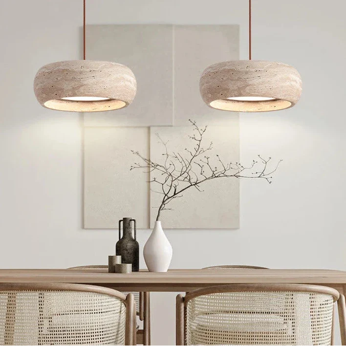 LUMENEST – Travertine Accent Pendant for Contemporary Homes