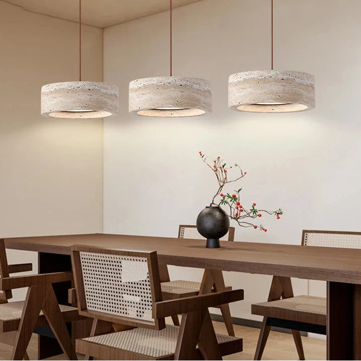 LUMENEST – Travertine Accent Pendant for Contemporary Homes