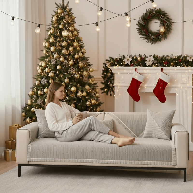 COMFYNEST – Non Slip Sofa Cover Breathable Couch Protector
