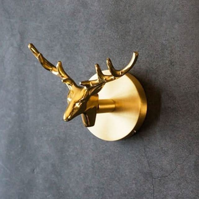 SAFARIGRIP – Brass Animal Head Hooks for Entryway Storage
